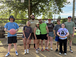 Pegger? I hardly know her! Team Photo