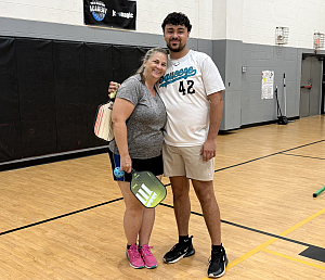 Mom Son Dink Duo Team Photo