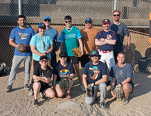 🥎 A Space Otterssey Team Photo