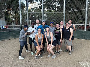 Baddies In The Outfield Team Photo