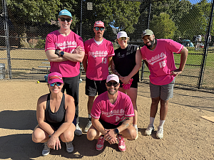 Puns Batted In Team Photo