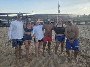 In the Sand we all Fam Team Photo