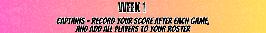 S25 League Week 1