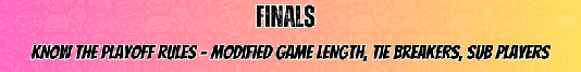 Playoff Finals 