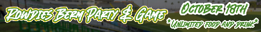 25.10.18 Event - Rowdies Berm Party