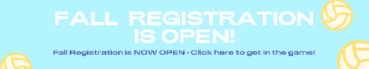 Fall Reg is Open