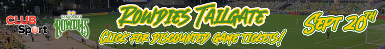 25.09.20 Event - Rowdies Tailgate