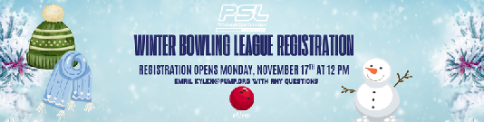 Bowling Winter Registration 2026