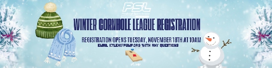 Cornhole Winter Registration 2026