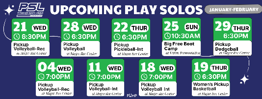 Upcoming Play Solos
