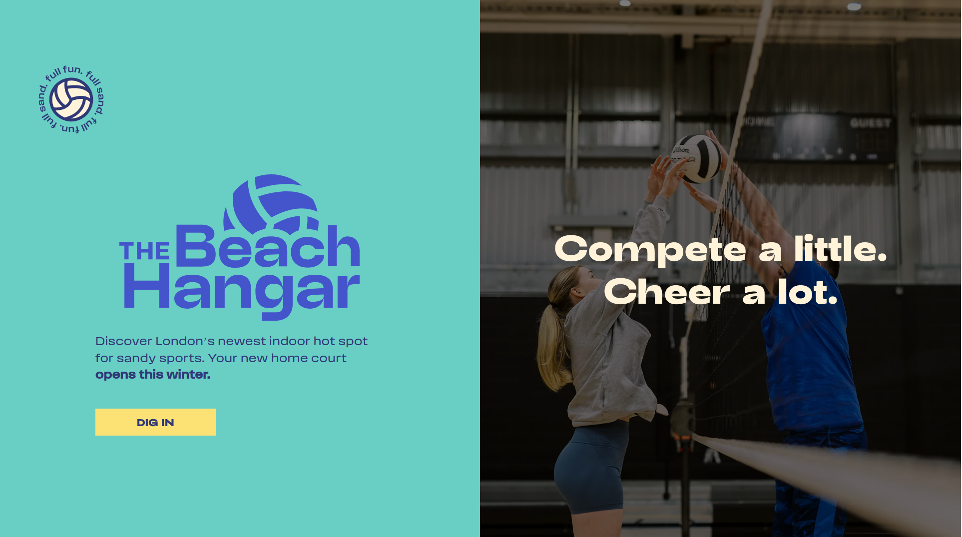 Ultimate League Home Page for Early Winter 2025 Sand Ultimate